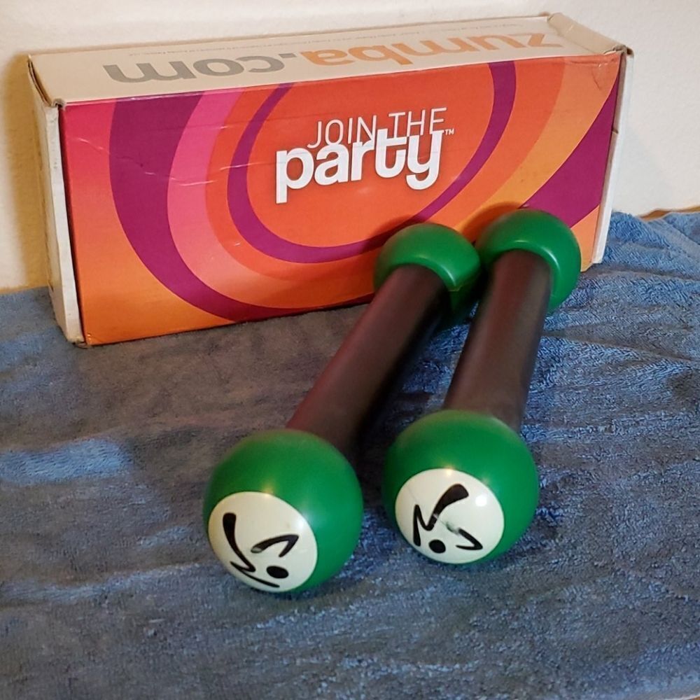 ZUMBA Toning Fitness Shaker Sticks 1 lb.